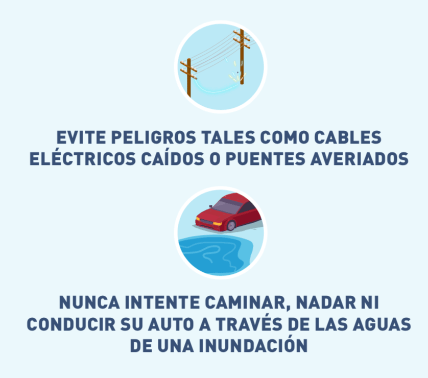 Ícono ilustrado de un cable eléctrico y un auto cerca del agua