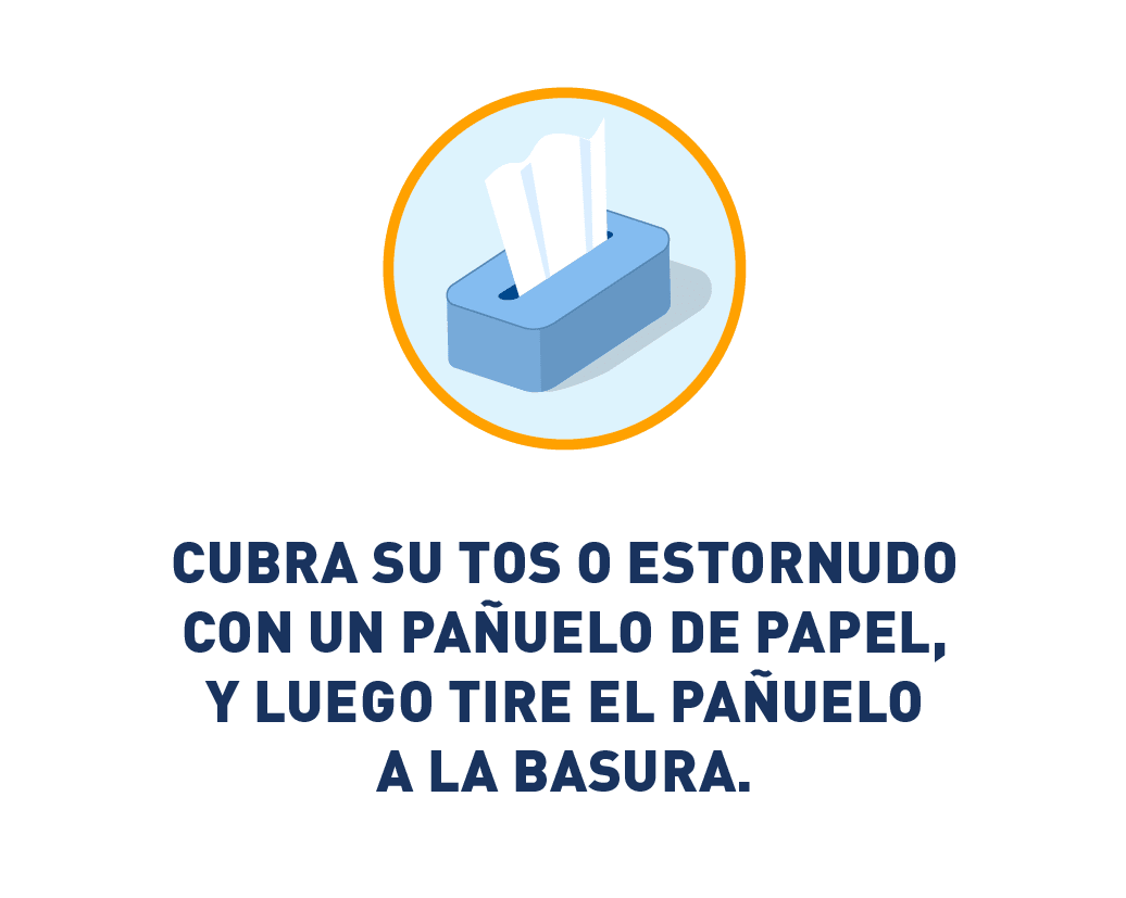 Gráfico de una caja de pañuelos desechables