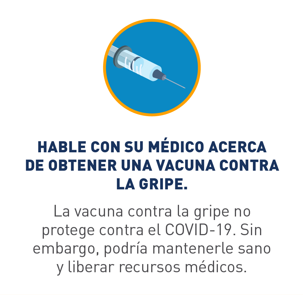 Gráfico de aguja de la vacuna contra la gripe