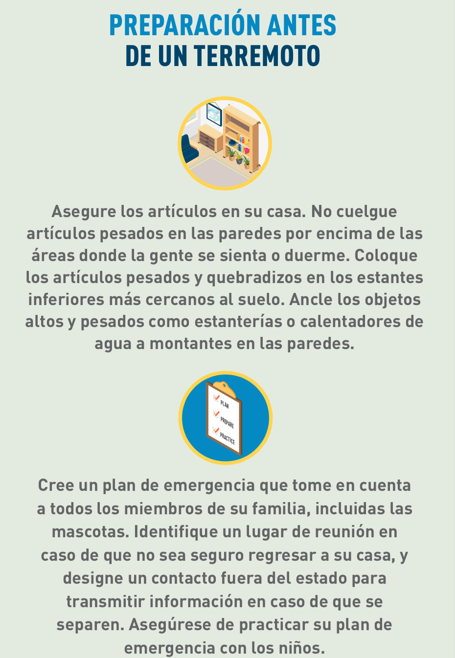 Ícono de una sala de estar y lista de verificación
